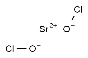 Dihypochlorous acid strontium salt Structure