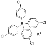 POTASSIUM TETRAKIS(4-CHLOROPHENYL)BORATE Structure