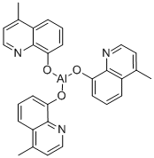 TRIS(4-METHYL-8-HYDROXYQUINOLINE)ALUMINUM Structure