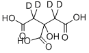 Citric Acid-2,2,4,4-d4 Structure