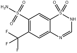 flumethiazide Structure