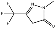 1-METHYL-3-TRIFLUOROMETHYL-2-PYRAZOLIN-5-ONE Structure