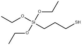 3-Mercaptopropyltriethoxysilane Structure
