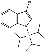 3-BROMO-1-(TRIISOPROPYLSILYL)INDOLE Structure