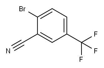 2-Bromo-5-(trifluoromethyl)benzonitrile Structure