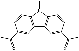 3,6-Diacetyl-9-methyl-9H-carbazole Structure