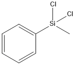 Dichloromethylphenylsilane Structure