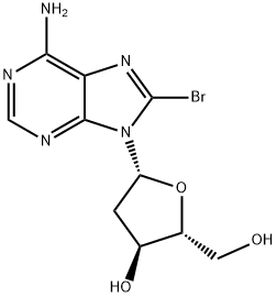 8-BROMO-2'-DEOXYADENOSINE Structure