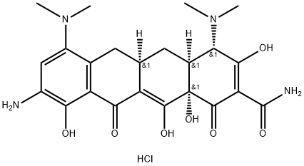9-Amino minocycline hydrochloride Structure
