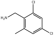 2,4-DICHLORO-6-METHYLBENZYLAMINE Structure
