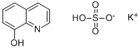 8-Hydroxyquinoline potassium sulfate Structure