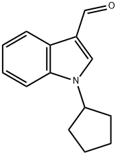 1-cyclopentyl-3-formylindole Structure