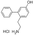 6-(2-Aminoethyl)-3-biphenylol hydrochloride Structure