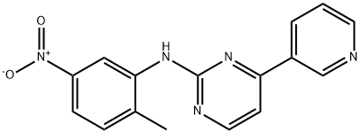 N-(2-Methyl-5-nitrophenyl)-4-(pyridin-3-yl)pyrimidin-2-amine Structure