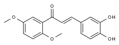 2',5'-dimethoxy-3,4-dihydroxychalcone Structure