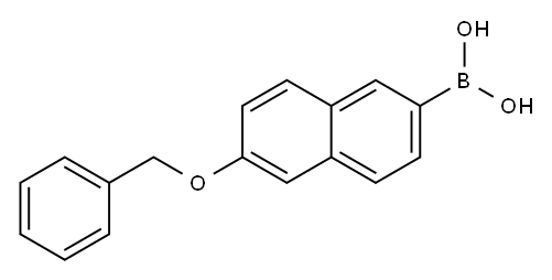 6-(BENZYLOXY)-2-NAPHTHYLBORONIC ACID Structure