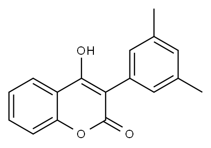 Xylocoumarol Structure