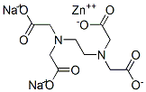 Ethylenediamine-N,N,N',N'-tetraaceticaciddisodium-zincsalt Structure