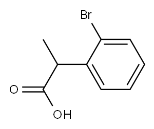 2-(2-BroMophenyl)propanoic acid Structure