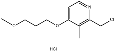 2-Chloromethyl-3-methyl-4-(3-methoxypropoxy)pyridine hydrochloride Structure