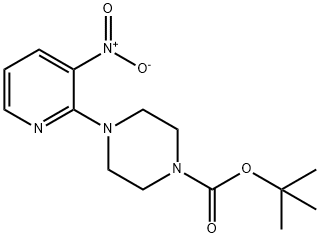 4-(3-NITRO-PYRIDIN-2-YL)-PIPERAZINE-1-CARBOXYLIC ACID TERT-BUTYL ESTER Structure