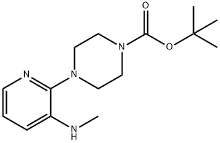 4-(3-METHYLAMINO-PYRIDIN-2-YL)-PIPERAZINE-1-CARBOXYLIC ACID TERT-BUTYL ESTER Structure