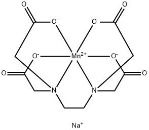 Manganese disodium EDTA trihydrate Structure