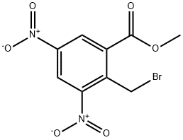 METHYL 2-BROMOMETHYL-3,5-DINITRO-BENZOATE Structure