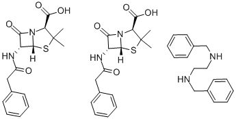 Benzathine benzylpenicillin Structure