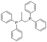 1,2-Bis-(diphenylphosphino)propane Structure