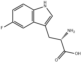 5-FLUORO-DL-TRYPTOPHAN Structure