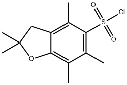 2,2,4,6,7-Pentamethyldihydrobenzofuran-5-sulfonyl chloride Structure