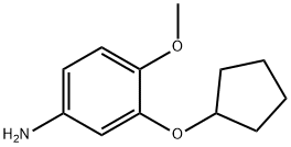 3-(CYCLOPENTYLOXY)-4-METHOXYANILINE Structure