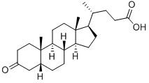 3-Oxo-5beta-cholanoic Acid Structure