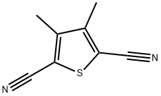 3,4-DIMETHYLTHIOPHENE-2,5-DICARBONITRILE Structure