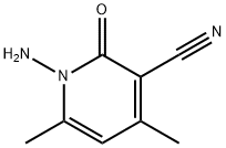 1-AMINO-4,6-DIMETHYL-2-OXO-1,2-DIHYDROPYRIDINE-3-CARBONITRILE Structure
