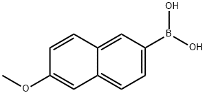 6-METHOXY-2-NAPHTHALENEBORONIC ACID Structure