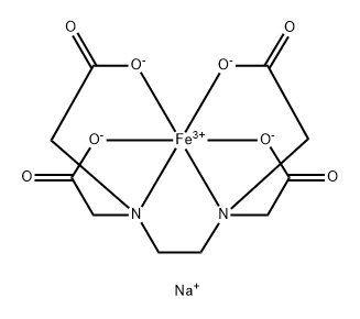 EDTA ferric sodium salt Structure