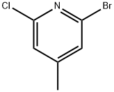 2-Bromo-6-Chloro-4-Picoline Structure