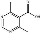 4,6-Dimethylpyrimidine-5-carboxylic acid Structure