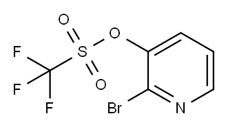 2-BROMO-3-PYRIDYL TRIFLUOROMETHANESULFO& Structure