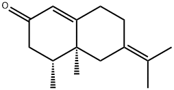 (4R-cis)-4,4a,5,6,7,8-hexahydro-4,4a-dimethyl-6-(1-methylethylidene)naphthalen-2(3H)-one Structure
