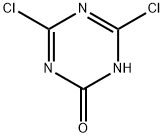 4,6-dichloro-1,3,5-triazin-2(1H)-one Structure