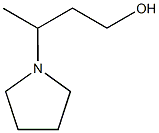 3-(1-PYRROLIDINYL)-1-BUTANOL Structure