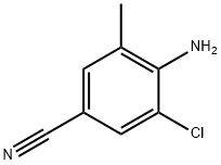 4-AMINO-3-CHLORO-5-METHYLBENZONITRILE Structure