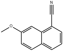 7-METHOXY-1-NAPHTHONITRILE Structure