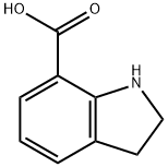 1H-INDOLE-7-CARBOXYLIC ACID,2,3-DIHYDRO- Structure
