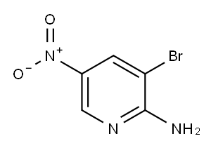 2-Amino-3-bromo-5-nitropyridine Structure