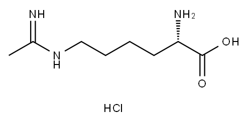 L-N6-(1-IMINOETHYL)LYSINE DIHYDROCHLORIDE Structure