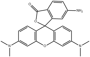 6-Aminotetramethylrhodamine Structure